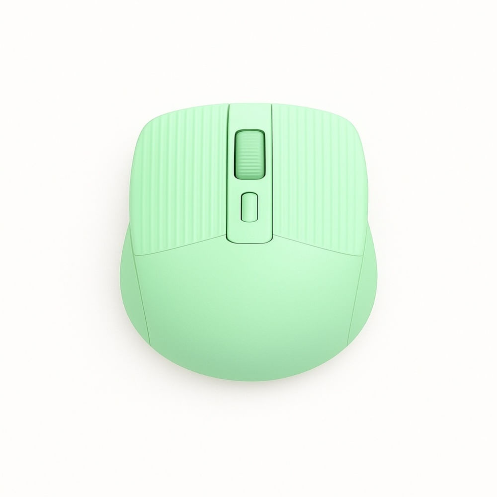 Mouse Seisa Inalambrico Silencioso Bluetooth y USB Color Verde