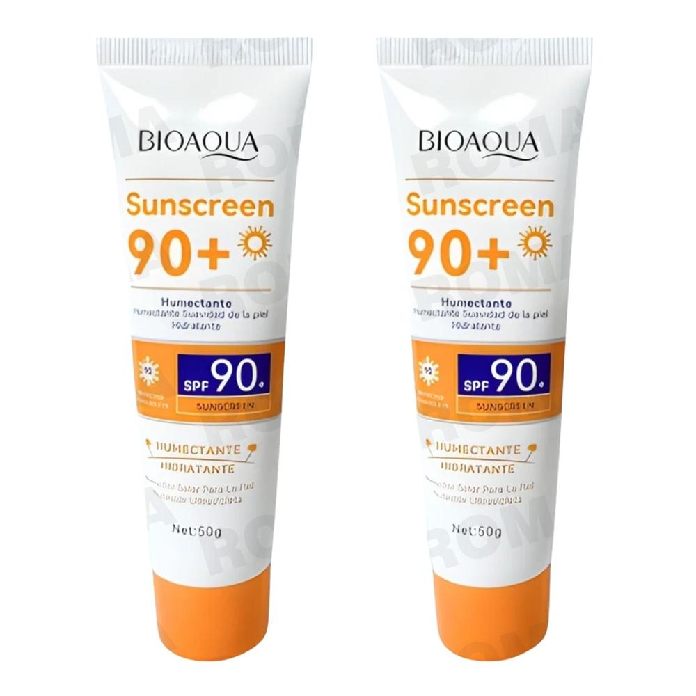 PACK 2 BLOQUEADOR SOLAR 90+ 50G BIOAQUA