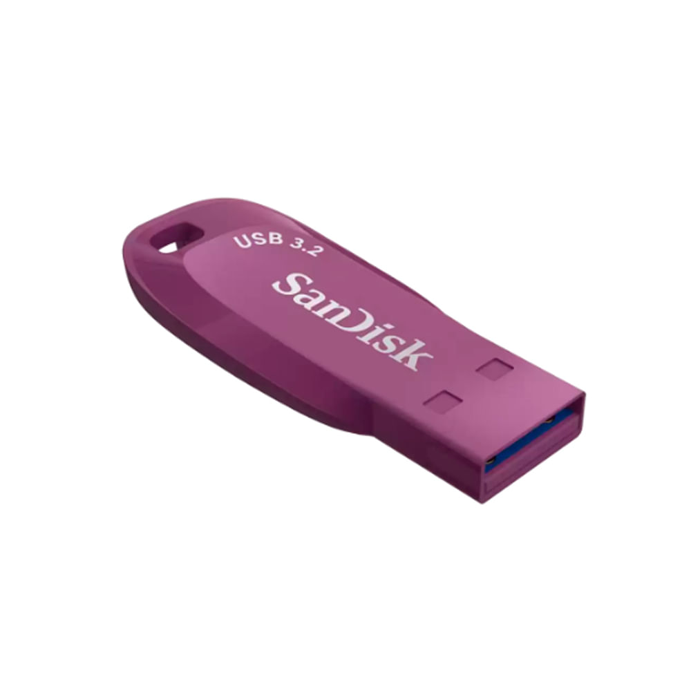 Memoria Flash USB SanDisk Ultra Shift 32GB, Rápida USB 3.2 Gen 1, Color Lila - Almacenamiento Efici