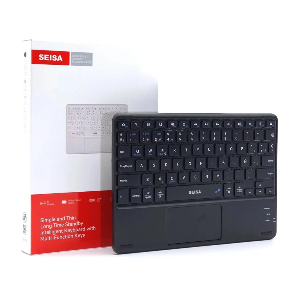 Teclado inalambrico Seisa Bluetooth con Panel Táctil para Tablets