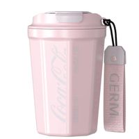 Termo Germ Rombo Coca Cola Rosa 390ml Acero Inoxidable
