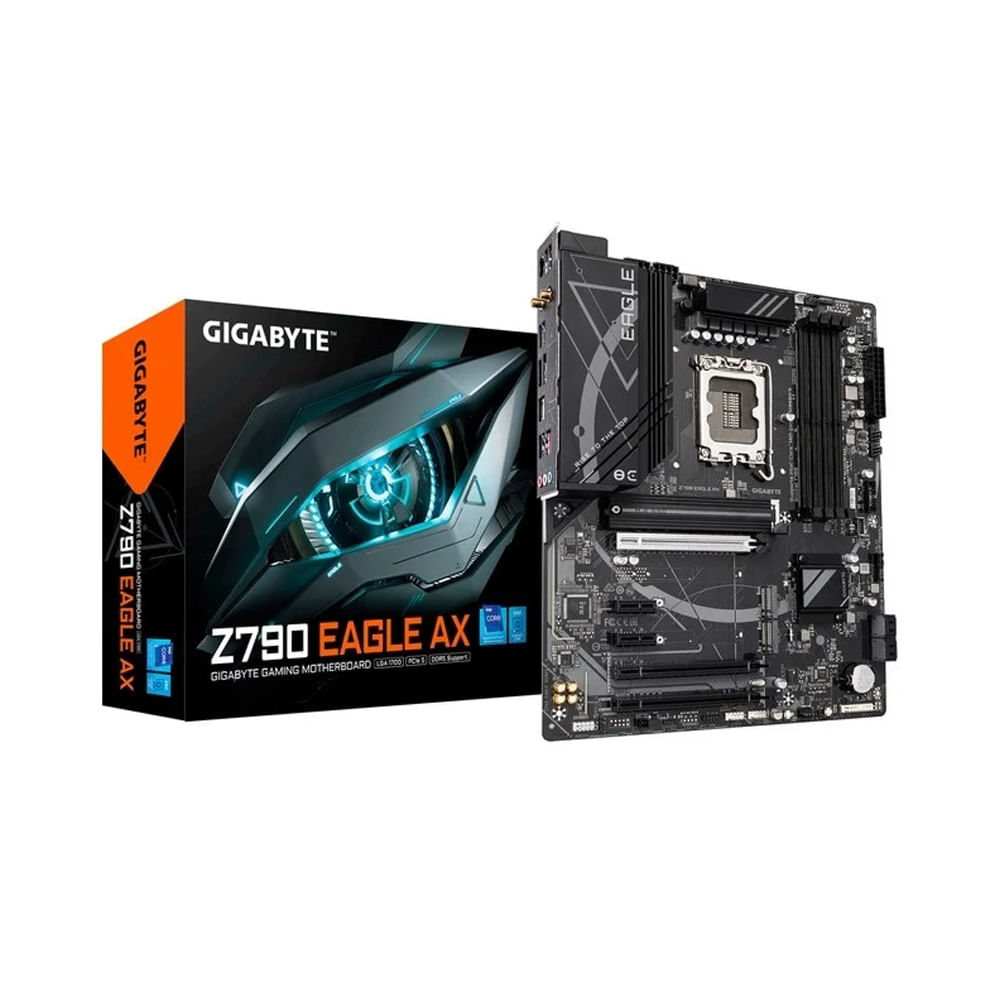 Placa Base Gigabyte Z790 EAGLE AX ATX LGA1700 con Chipset Intel Z790 - Rendimiento y Conectividad S