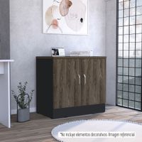 Archivador Home Office - Negro/Coñac