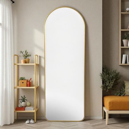 Espejo Arco 101 Cm Dorado