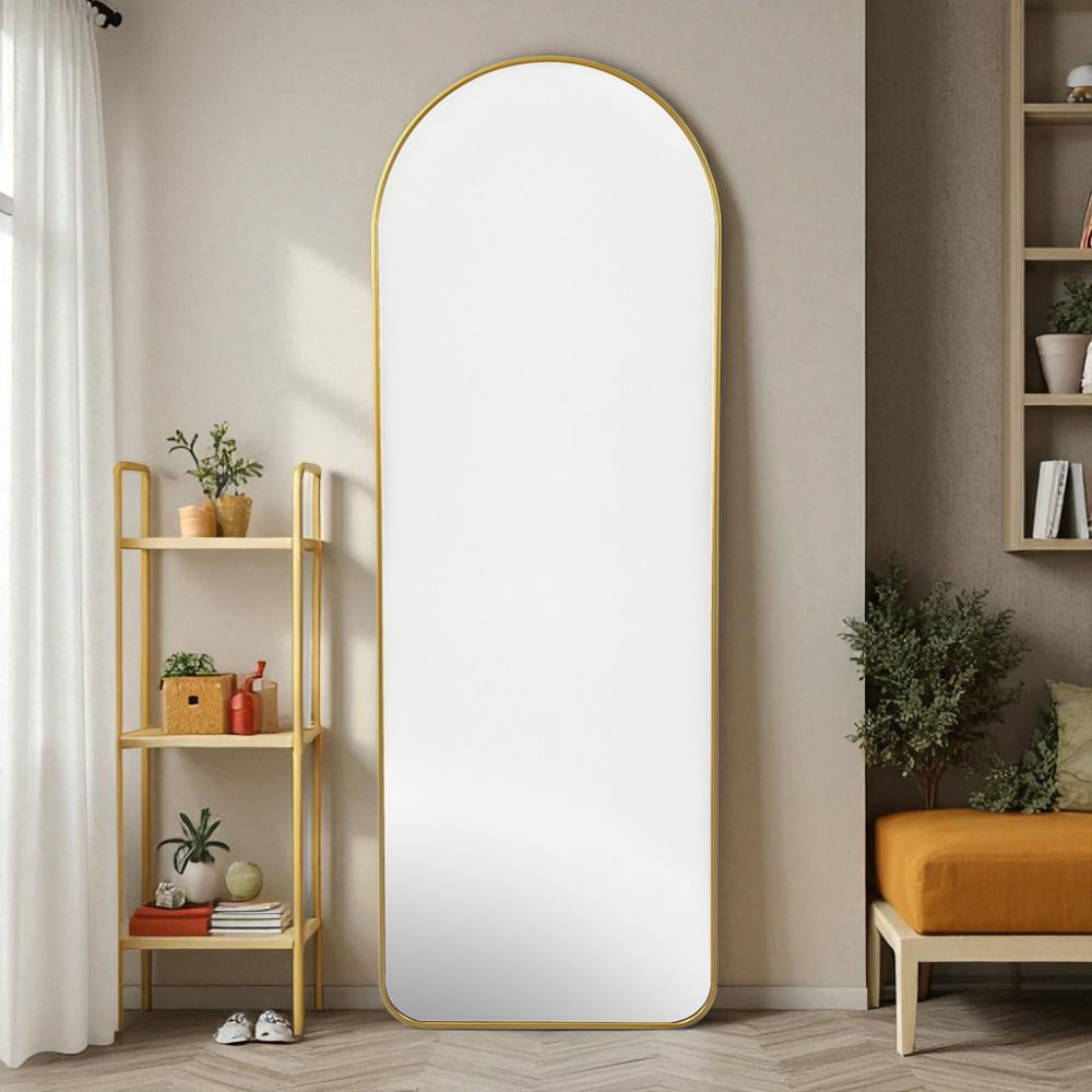 Espejo Arco 101 Cm Dorado