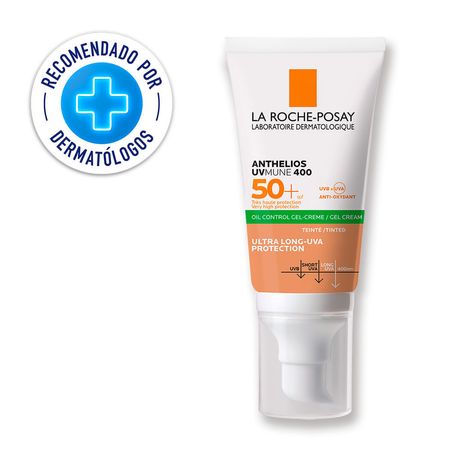 Protector Solar Anthelios UVMune 400 Oil Control Toque Seco con Color FPS 50+ La Roche Posay 50ml