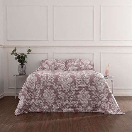 Cubrecama OI25 Amelia Rosa 1.5 Plazas