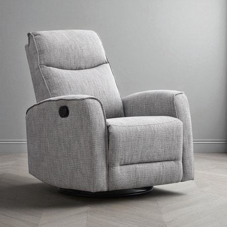 Reclinable Fran 1 Cuerpo Gris Claro