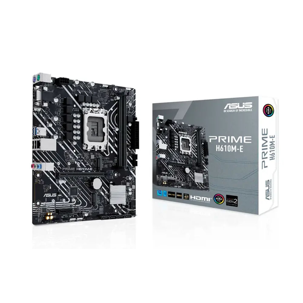 Motherboard ASUS PRIME H610M-E Micro ATX LGA1700 con Chipset Intel H610 para alto rendimiento