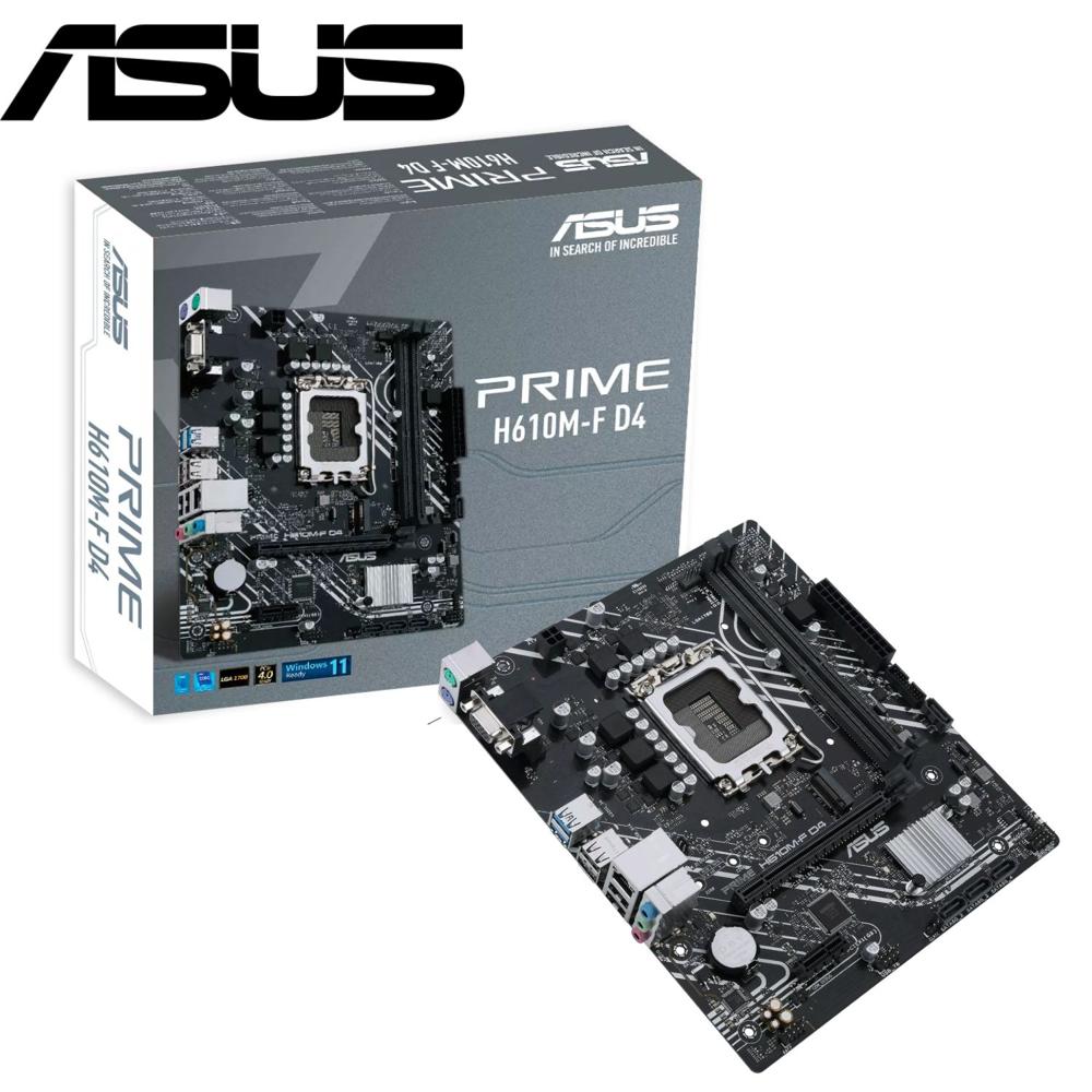 Motherboard ASUS PRIME H610M-F D4 R2.0, Chipset Intel H610, LGA1700, micro-ATX