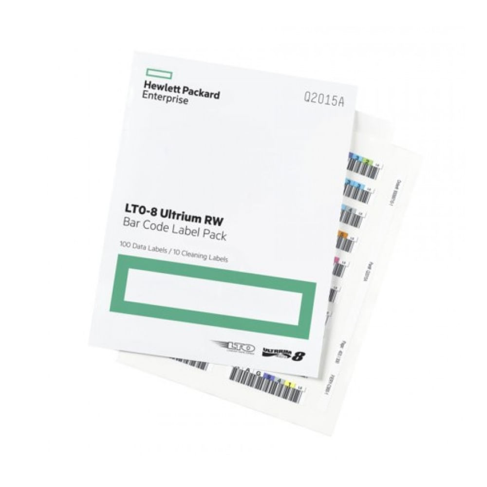 Etiquetas HP Q2015A Ultrium-8 RW para Código de Barras, Pack de Alta Calidad y Rendimiento