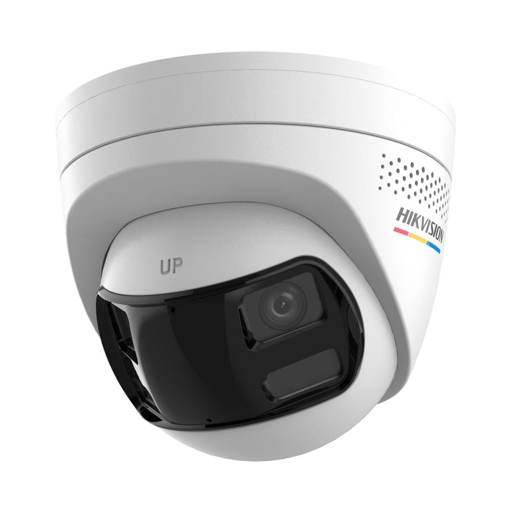 Cámara de vigilancia Hikvision 6 MP Turret con Doble Lente para Seguridad en Red - Conectividad Ava