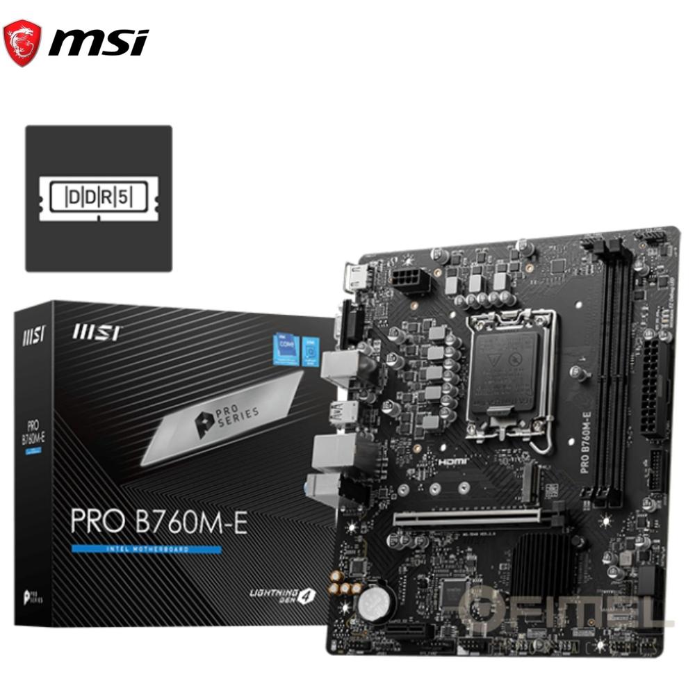 Motherboard INTEL MSI PRO B760M-E
