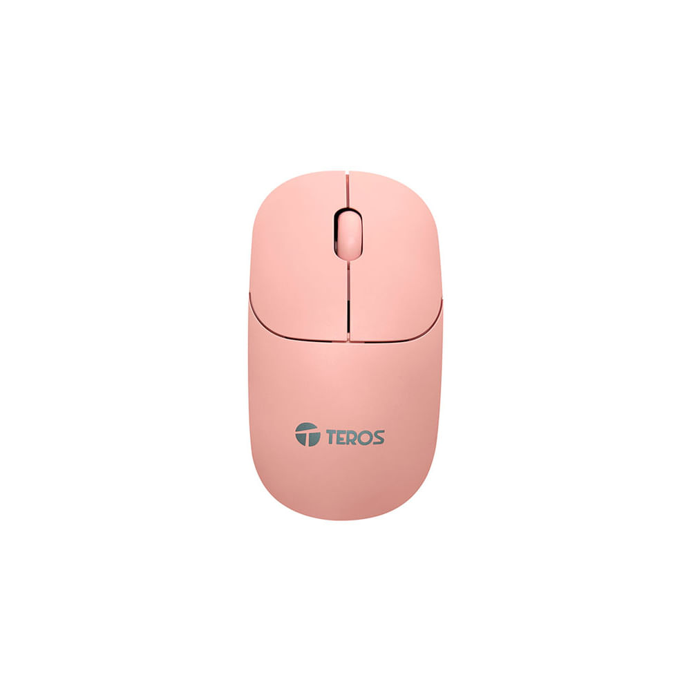 Mouse óptico inalámbrico TEROS TE-1218S, 1000 DPI, receptor USB y 3 botones | Confort y precisión