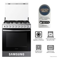 Samsung Cocina a Gas 6 Hornillas NX52T5311PS/PE