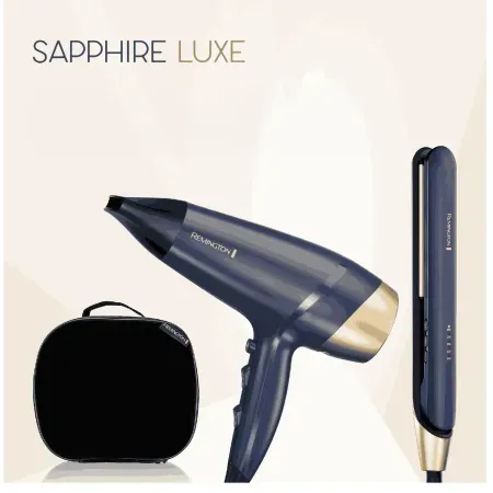 Combo Sapphire Luxe Secadora + Alisadora Remington