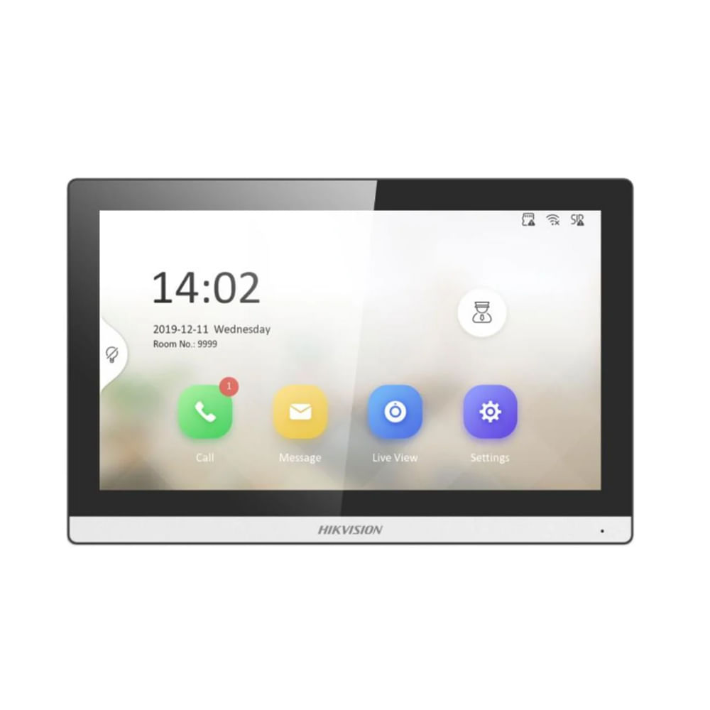 Intercomunicador Hikvision IP de 7"", Pantalla Táctil, Conectividad Avanzada, Interior Elegante y Mo