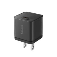 Cargador Rápido Tipo C, 20W, Negro, Baseus