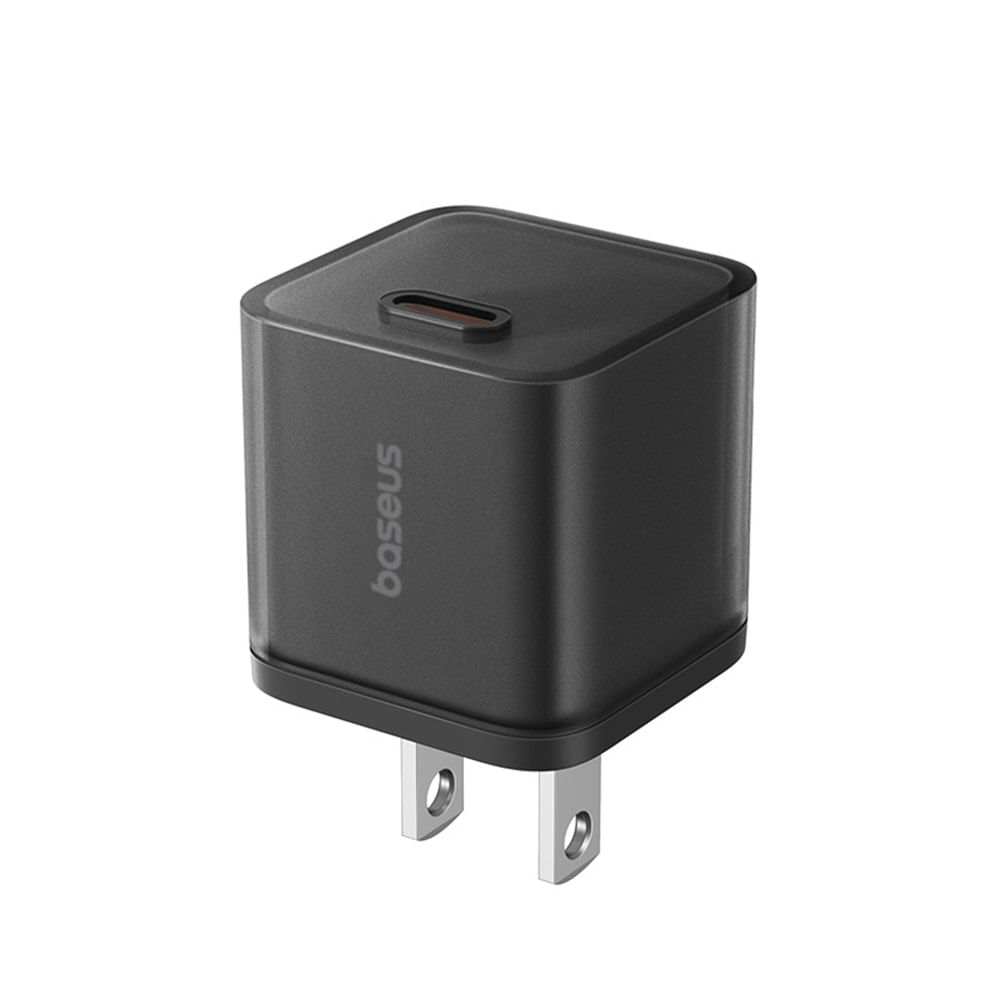 Cargador Rápido Tipo C, 20W, Negro, Baseus