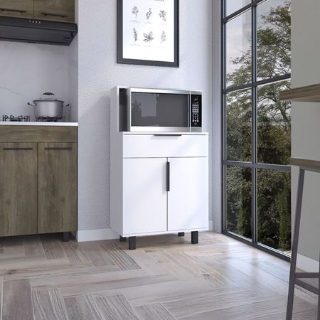 Mueble Microondas Oshawa 2 Puertas Blanco