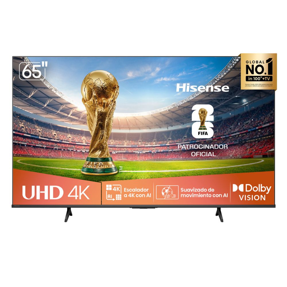 Televisor Smart UHD 4K 65 pulgadas Hisense VIDAA 65A6NV 2023