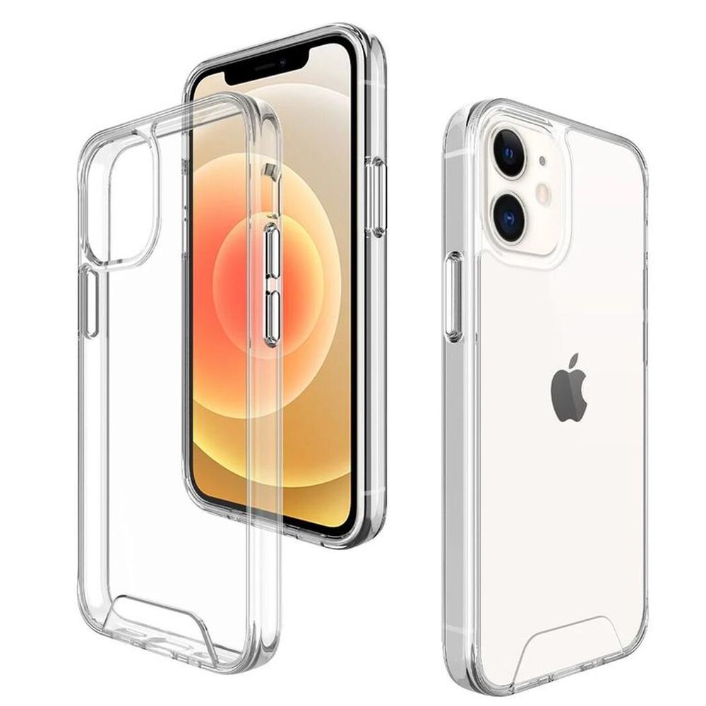 Case Funda Space Anticaida para iPhone 12 - Transparente