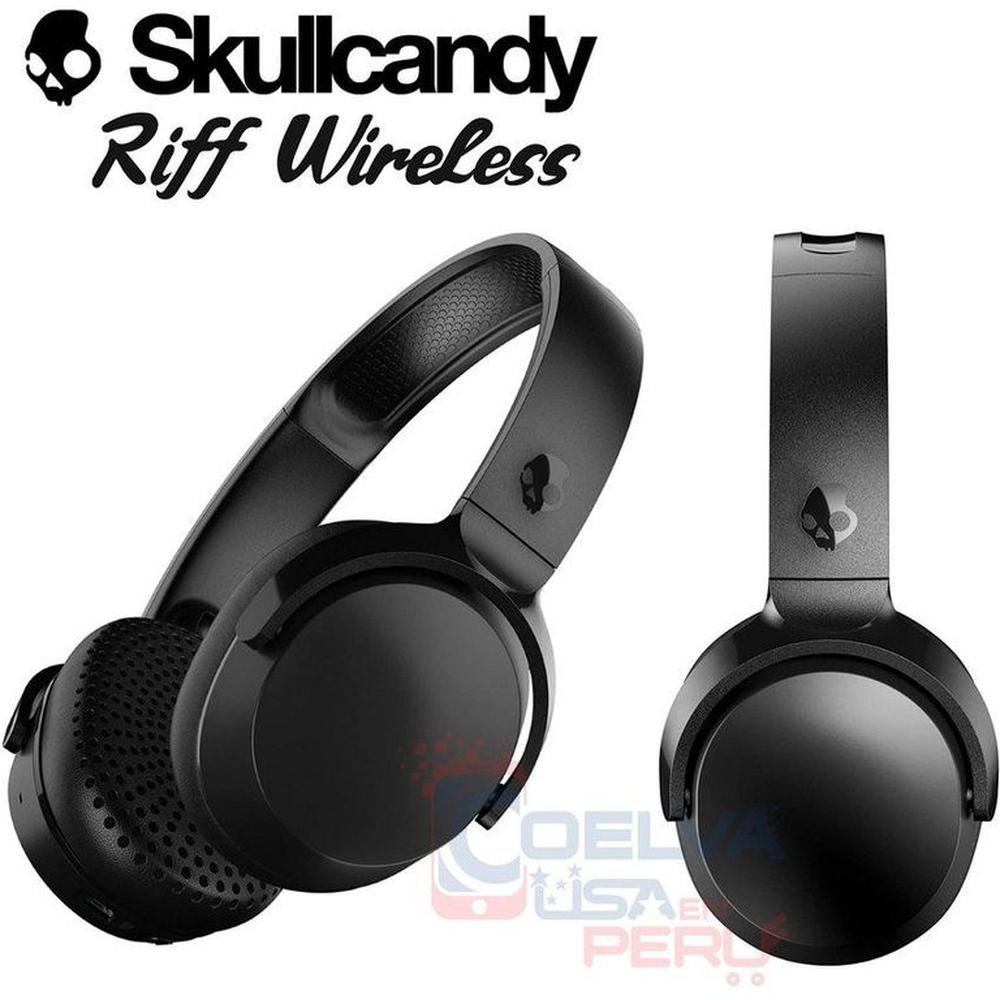 Audífono Skullcandy Riff Wireless Bluetooth Diadema Carga Rápida Negro