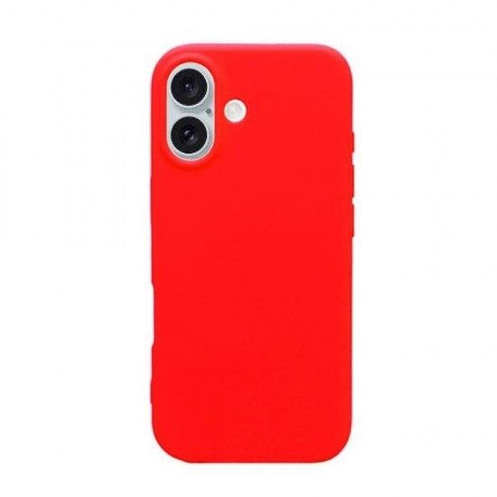 SILICONE CASE PARA IPHONE 16 - ROJO