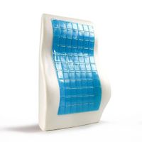 Espaldar Lumbar Alto Ortopédica Gel Standard Azul