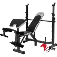 BANCA DE PECHO CON PREDICADOR MULTIFUNCIONAL GYM Standard Negro