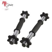 Par De Manubrios De PVC Con Seguros Standard Negro