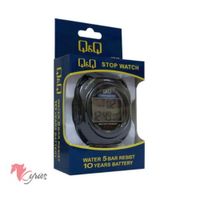 Cronometro Digital Q&Q Hs45 - 10 memorias Standard Negro