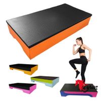 STEP DE MADERA PARA ENTRENAMIENTOS Y AEROBICOS Standard Multicolor