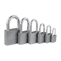 Candado de hierro 38 mm arco normal en caja Hermex - 43315