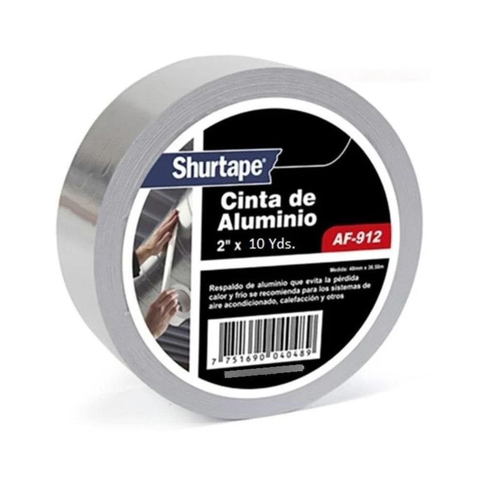 Cinta De Aluminio 2 Pulgadas x 10 yds - Shurtape AF-91210