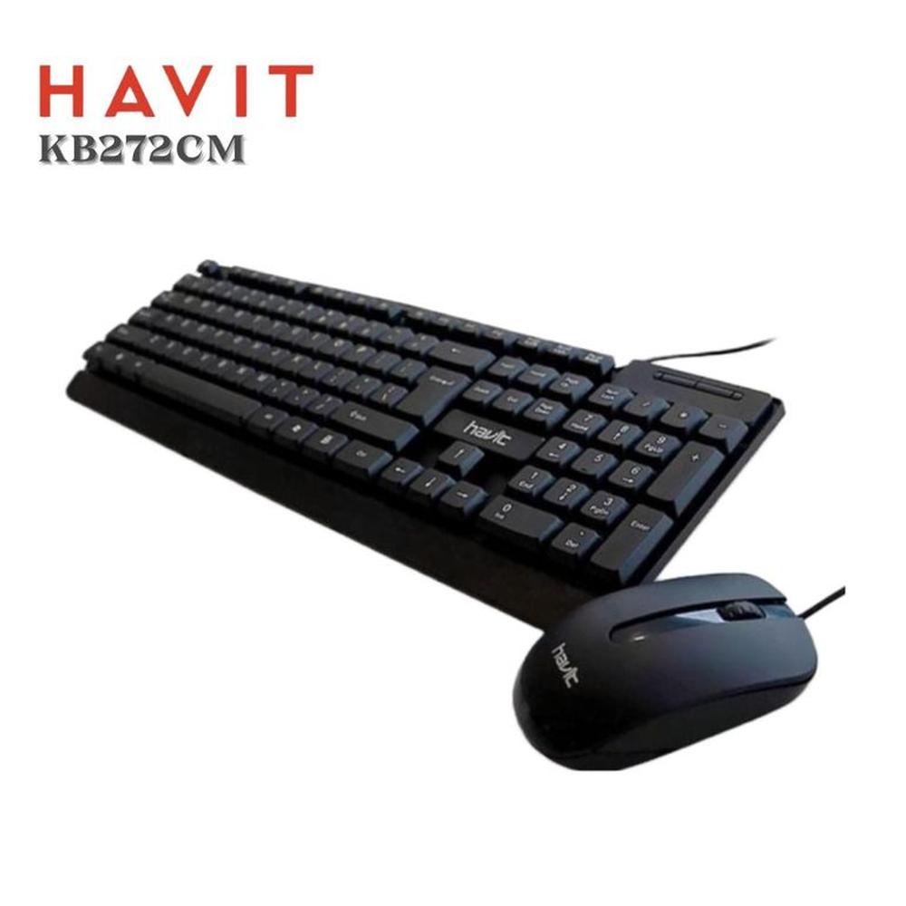 Combo Teclado y Mouse HAVIT KB272CM Alámbrico USB Ergonómicos