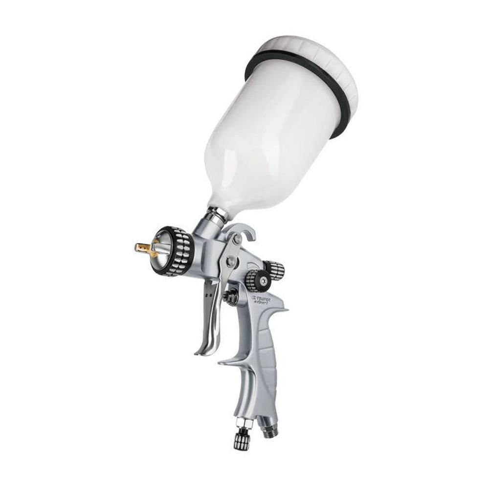 Pistola para pintar gravedad HVLP vaso plástico 14 mm Truper - 14031