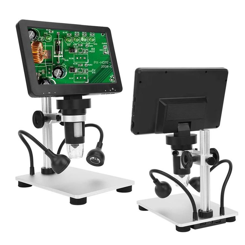 Microscopio Digital 1200x C Pantalla Lcd 7 PuLG + Luz Led