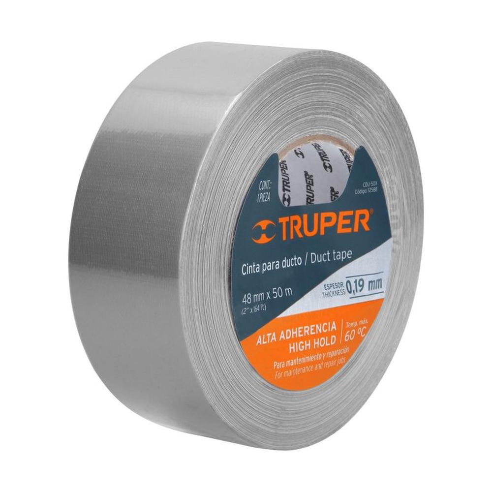 Cinta Ducte Tape 019mmx 10 Metros Truper 12586
