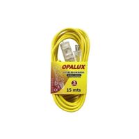 Extension De Toma Corrientes Con 3 Tomas15 Metros Opalux OP-FL1215