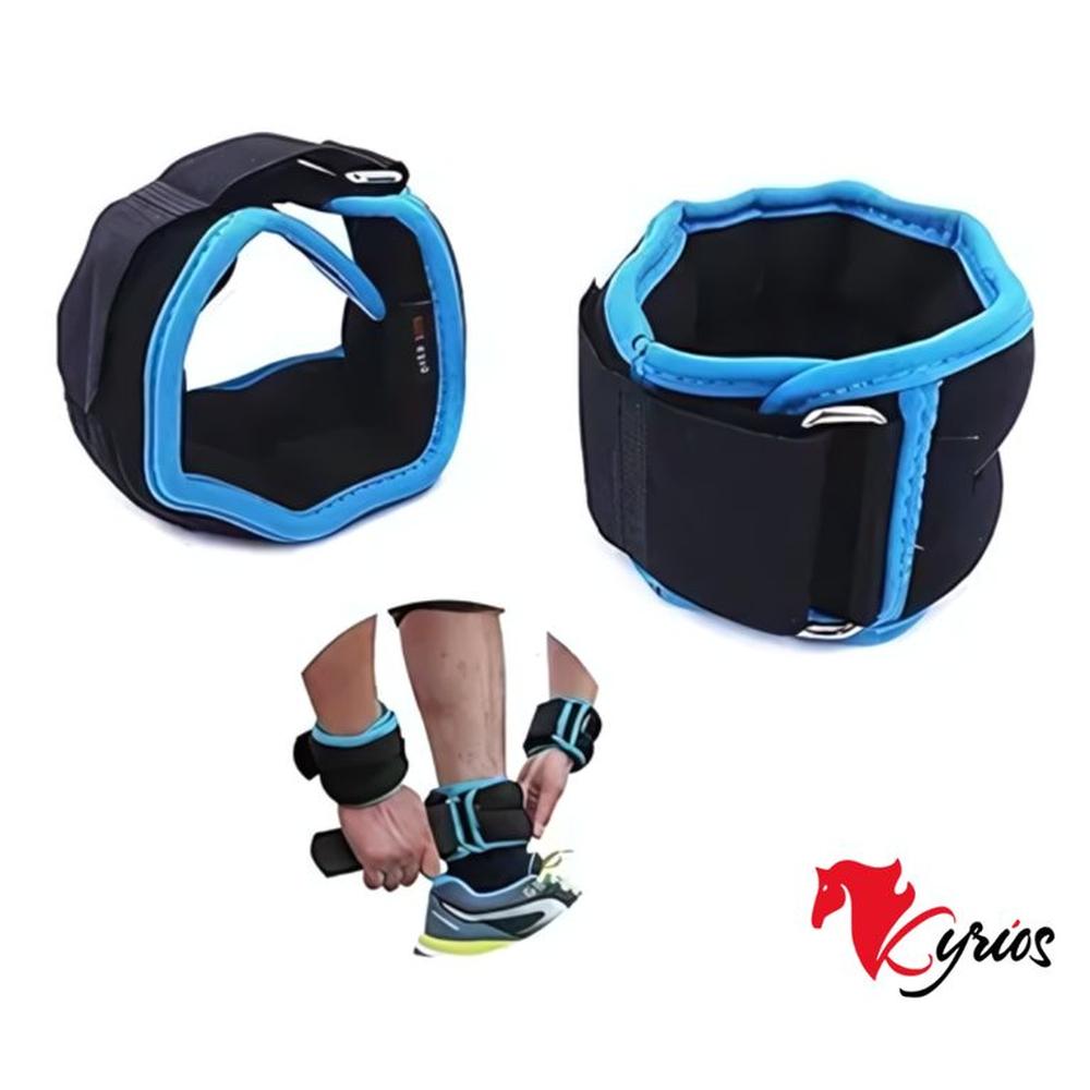 MUÑEQUERA Y TOBILLERA DE PESO IMPORTADA DE 1 1/2 KG O 1500 GR Standard Multicolor