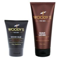 Gel de Peinado Wood Glue  Espuma de afeitar Shave Lather Woodys