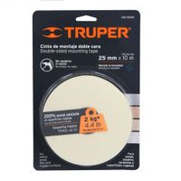 Cinta Doble Contacto de 25 mm x 10 m Truper - 11728