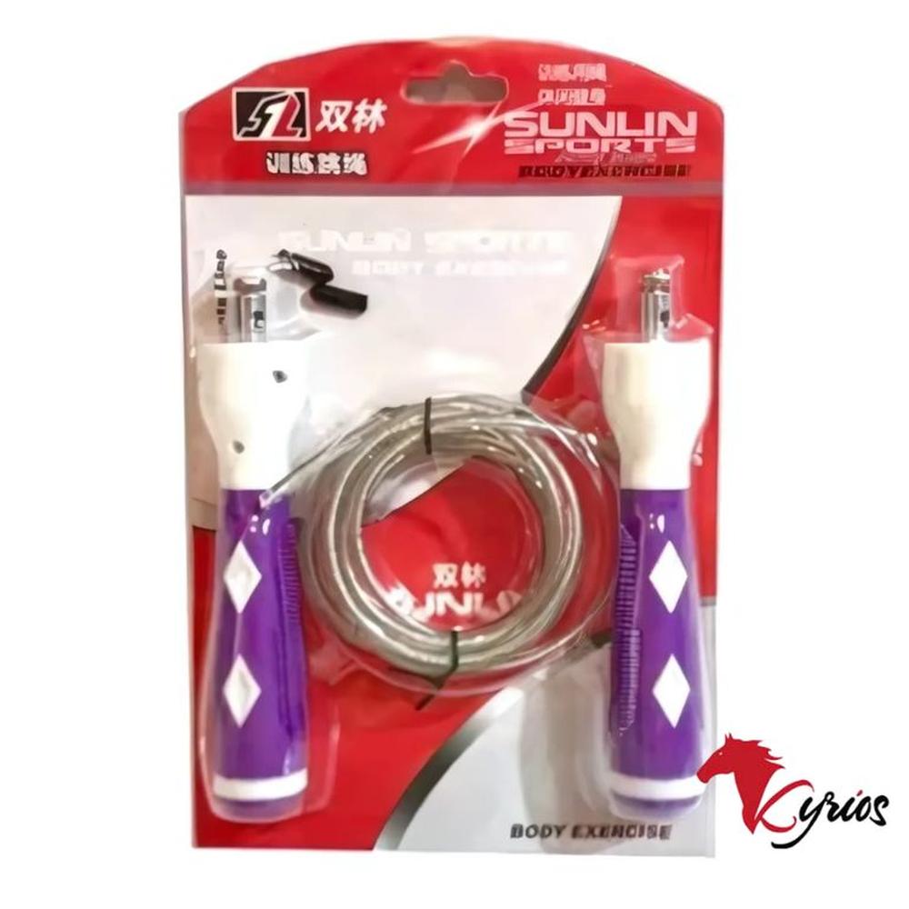 Salta Soga De Metal Color Morado