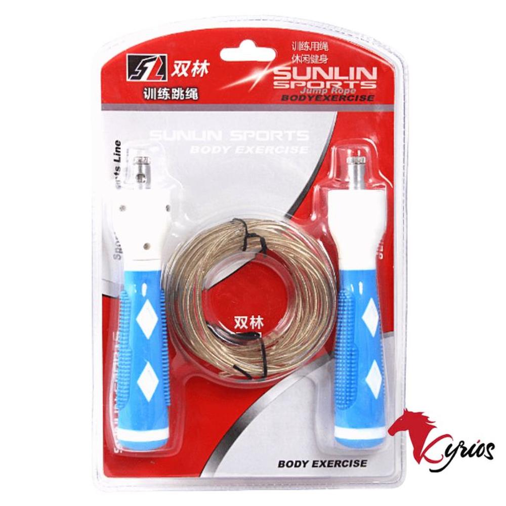 Salta Soga De Metal Color Azul