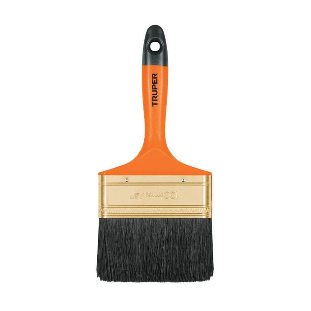 Brocha profesional de 4 con mango de plástico Truper - 14486