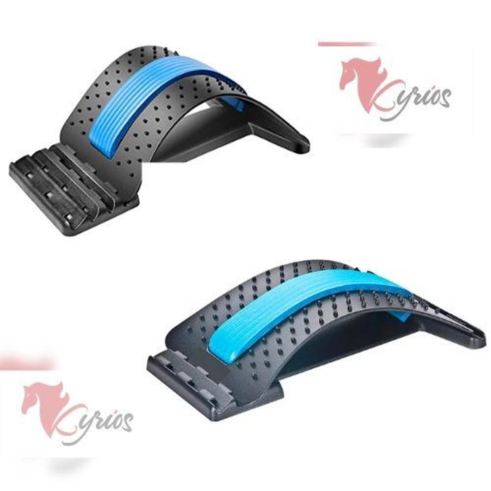 Estirador De Espalda Masajeador Lumbar Standard Negro