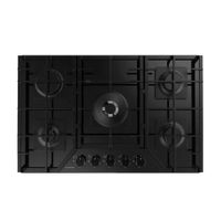 Cocina Empotrable A Gas 5 Quemadores 76Cm Black Sole SOLCO060