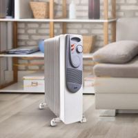 Estufa de Aceite Eléctrica 9 celdas 2000W Blanco Sole SOLE2000