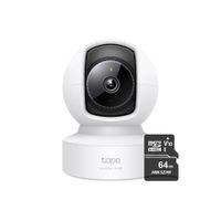 Cámara de seguridad Tapo C222 2K QHD + Micro SD 64GB interior con giro 360° visión nocturna